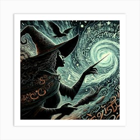 Witches And Wizards Art Print