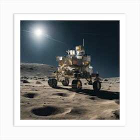 Rover On The Moon 2 Art Print