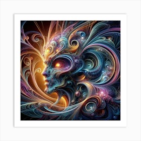 Psychedelic Art 21 Art Print