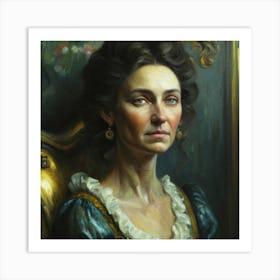 Portrait Of A Lady 2 Art Print
