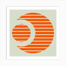 Orange C Logo Art Print