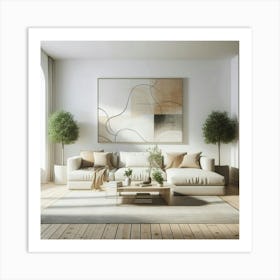 Modern Living Room 35 Art Print