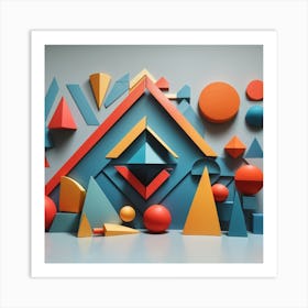 Geometric Shapes 2 Art Print