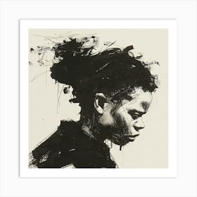 Portrait Of A Woman 35 Art Print