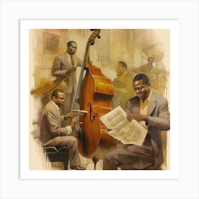 Jazz Quartet 1 Art Print