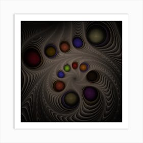 Fractal Fantasy Abstract Pattern Art Print