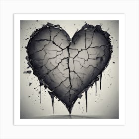 Broken Heart Art Print