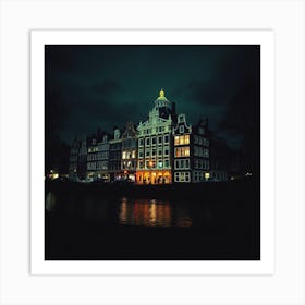 Amsterdam At Night 2 Art Print