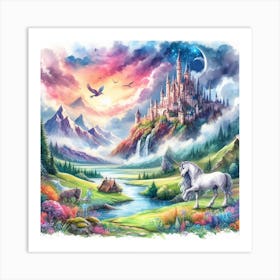 Fairytale Castle 4 Art Print