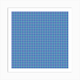 Blue Squares Art Print