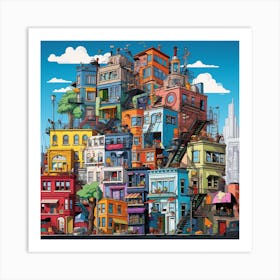 Cityscape 14 Art Print