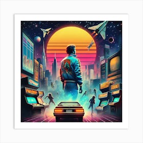 Back To The Future 1 Art Print