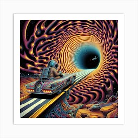 "Slow Ride" Vortex Collection [Risky Sigma] Art Print