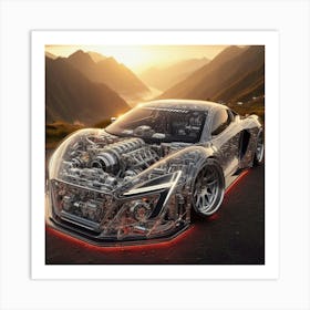 Audi R8 1 Art Print