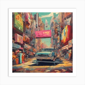 Hong Kong City Art Print