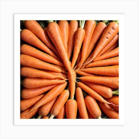 Carrots In A Circle 22 Art Print