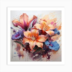 Lily Painting Art Print