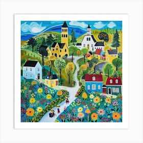 Kids Travel Illustration Quebec 3 Art Print