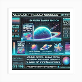 Eastern Samar Nutritional Info Scifi Art Print