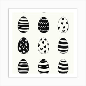 Easter Eggs Art Print