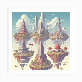 Asian Island Art Print