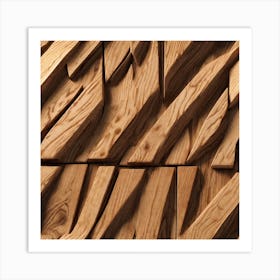 Abstract Wood Wall Art Print