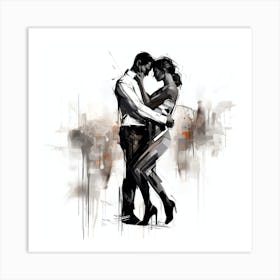 Tango Abstracts By Csaba Fikker 1 Art Print