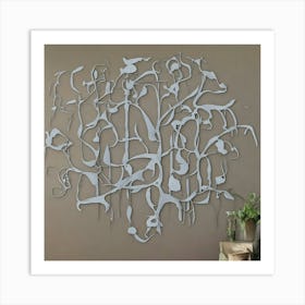 Abstract Metal Wall Art Art Print