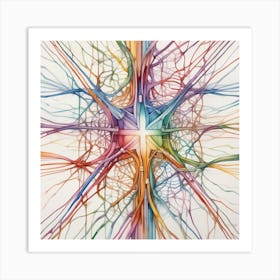 Cross Of The Brain Art Print