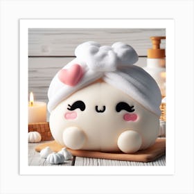 A cute spa 1 Art Print