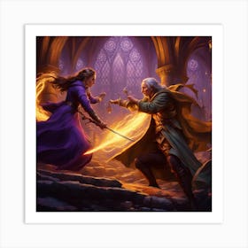 Wizard Of Olympus 2 Art Print