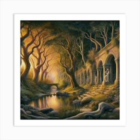 Forest Path Art Print