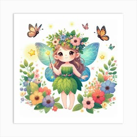 Illustration Fairy 12 Art Print