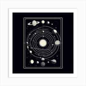 Solar System 3 Art Print