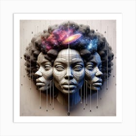 Afrocosmos Art Print