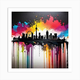 Berlin Skyline 1 Art Print