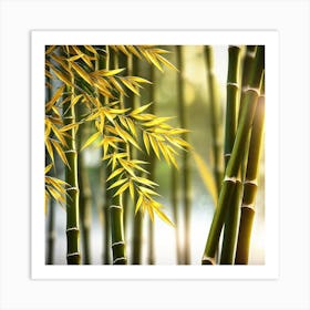 Bamboo Stock Photos And Royalty-Free Images Art Print