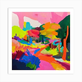 Abstract Park Collection Ibirapuera Park Bogota Colombia 3 Art Print