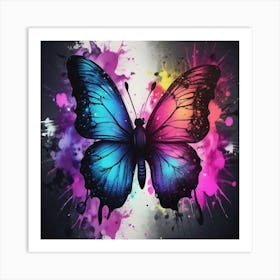 Butterfly Painting 280 Art Print