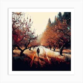 Autumn Trees Art Print