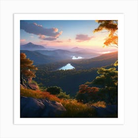 Blue Ridge Parkway Art Print