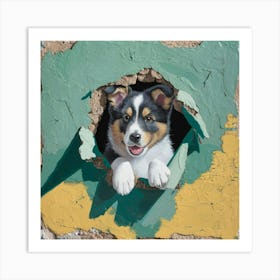 Perro Curioso Art Print