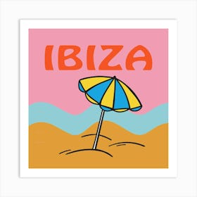 Ibiza Bold Illustration Art Print