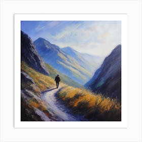 Walk In The Mountains Art Print