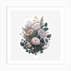 Bouquet Of Flowers 10 Art Print