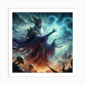 Necromatic King Art Print