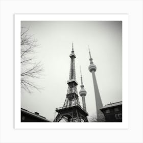 Tower In Winter Art Print