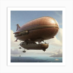 Leonardo Diffusion Xl Airship 1 Art Print