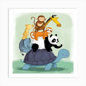 Zoo Animals 7 Art Print