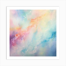 Abstract Painting Pastel Art Print